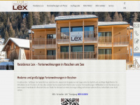 residence-lex.com Webseite Vorschau
