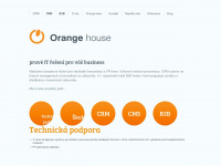 orangehouse.cz Webseite Vorschau