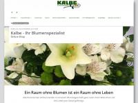 blumen-kalbe-shop.de Webseite Vorschau
