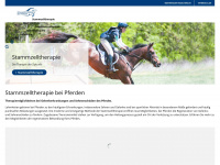 stammzellen-pferd.de Webseite Vorschau