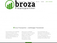 broza-finanzpartner.de Webseite Vorschau