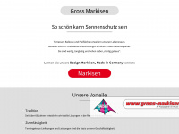gross-markisen.de Webseite Vorschau
