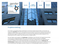 genderfoli.de Webseite Vorschau