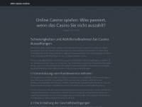 1001-casino-online.com Webseite Vorschau