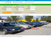 autoexport-schweiz.me Webseite Vorschau