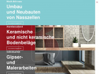 bonini-innenausbau.ch Webseite Vorschau