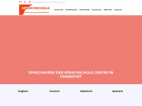 sprachschule-centro-ffm.de Webseite Vorschau