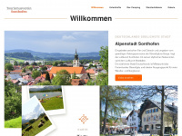 tourismus-sonthofen.de Webseite Vorschau