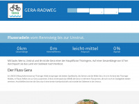 gera-radweg.de Webseite Vorschau