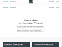 meritum-preis.de Webseite Vorschau