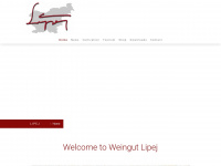 lipej-wine.com Webseite Vorschau