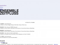 ensemble-zeitfluss.com Webseite Vorschau