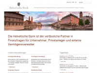 helvetischebank.ch Webseite Vorschau