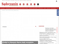 sadeczanin.info Webseite Vorschau