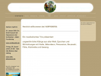 harpanera.com Webseite Vorschau