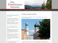 die-rosenheimer-autoren.de Webseite Vorschau