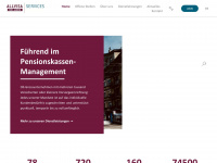 allvisa-services.ch Webseite Vorschau