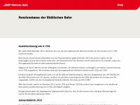 pkrhb.ch Webseite Vorschau