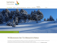 ta-mensch-natur.ch Webseite Vorschau
