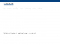 freundeskreis-sabine-ball-schule.de Webseite Vorschau