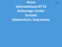 kulturtage-thalwil.ch Webseite Vorschau