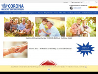 corona-medical.de Webseite Vorschau
