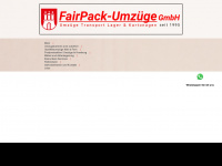 fairpack-umzug.de Webseite Vorschau