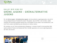 gruenalternative-jugend.at Webseite Vorschau