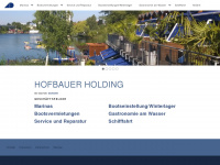 hofbauer.net Webseite Vorschau