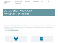 geodatenkodex.de Webseite Vorschau