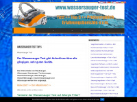 wassersauger-test.de Webseite Vorschau