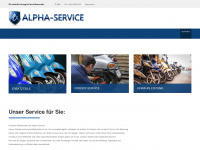 alpha-service.net Webseite Vorschau