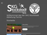 skg-stockstadt-tennis.de Webseite Vorschau