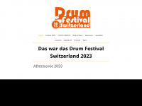 drumfestivalswitzerland.com Webseite Vorschau