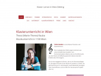 klavierunterricht-rauba.at Webseite Vorschau