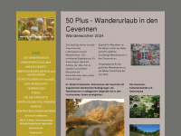 50plus-wanderreisen.de Webseite Vorschau