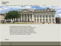 documenta-studien.de Webseite Vorschau