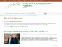 veitsbronn-evangelisch.de Webseite Vorschau