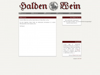 haldenwein.com Webseite Vorschau