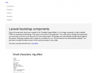 laravel-bootstrap-components.com Thumbnail