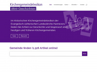 kirchengemeindelexikon.de Webseite Vorschau
