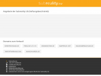 subreality.biz Webseite Vorschau