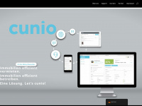 cunio.de Webseite Vorschau