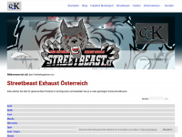 streetbeast.at Webseite Vorschau