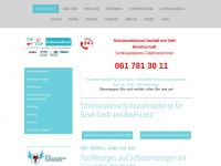 basel-schluesseldienst.ch Webseite Vorschau