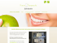 zahnaerztin-solingen-ohligs.de Webseite Vorschau