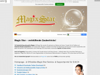 magixstar.de Webseite Vorschau