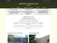 westfalen-gabionen.de Webseite Vorschau
