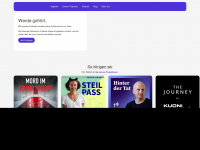 podcastschmiede.ch Webseite Vorschau