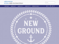 new-ground.ch Webseite Vorschau